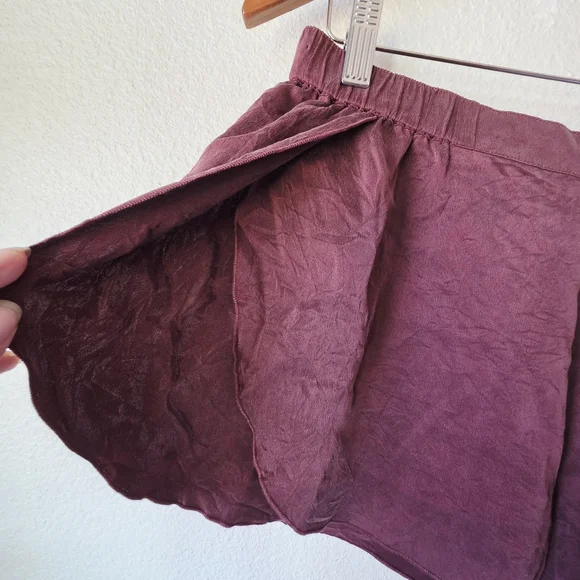 Lunya silk pajama shorts Sz LARGE - Picture 6 of 9